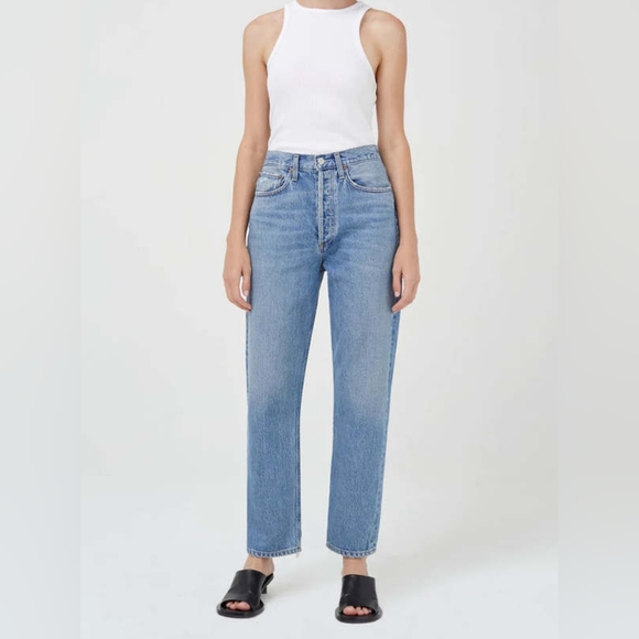 Agolde Denim - Agolde 90's Mid Rise Loose Fit Jeans in Scheme
